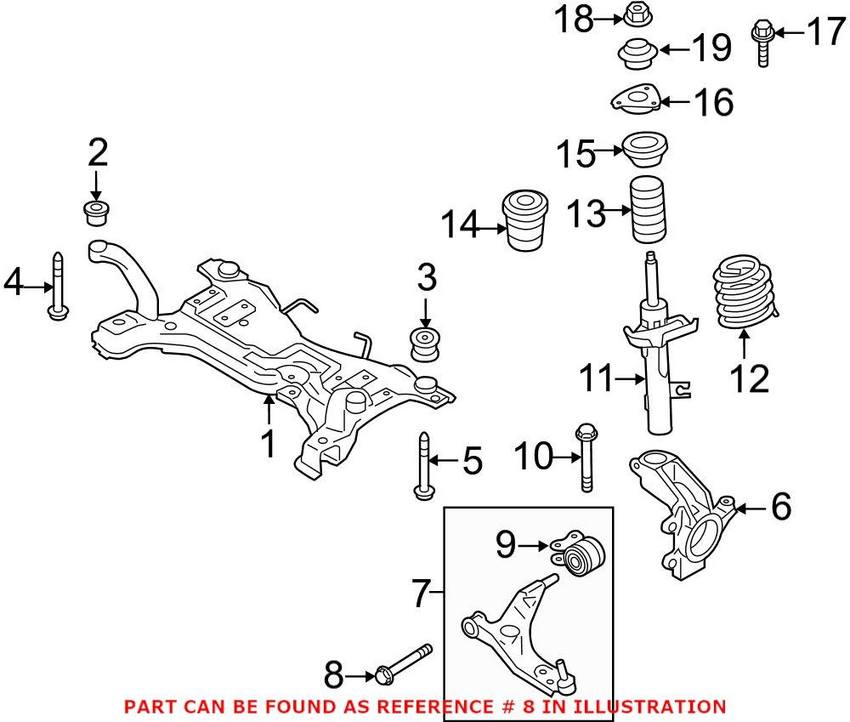 Lower Control Arm Bolt